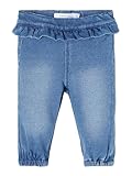 NAME IT Damen NBFBIBI DNMATORINAS SWE Pant NOOS Jeans, Medium Blue Denim, 74