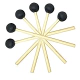 Schlägel Mallet, 6 Stück Schlägel Sticks Kinder, Schlägel Mallet Drumsticks,...