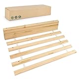 Amazinggirl Rollrost 90x200cm Lattenrost - Rolllattenrost 14 Holzlatten Roll Lattenrost...