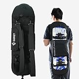 QOPET Skateboard Rucksack aus verdicktem 900D Oxford, Cruiser Board Tasche...