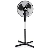 TRESKO AERSON Standventilator 40cm | Ventilator höhenverstellbar bis 120cm |...