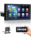 Hikity Android Autoradio Bluetoth 2GB+32GB 1 Din Autoradio mit Navi 7'...