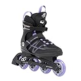 K2 Skate Alexis 80 PRO Damen Inline Skates — Black - Lavendar — 30G0213, EU:...