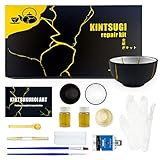 Kintsugi Set, kintsugi reparaturset zum Reparieren von zerbrochenen Tassen, Vasen,...