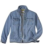 ATLAS FOR MEN - Stilechte Jeansjacke Herren - Herren Jeans Jacke - Denim Jacke Herren -...