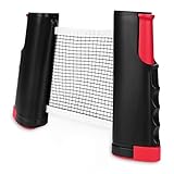 Tischtennisnetz, Tischtennis Netz 170(max) x20cm Tischtennis Netze Justierbarer...