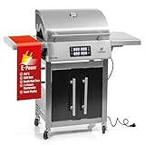 LANDMANN Elektro-Grillwagen EG-II-590 | Leistungsstarker Standgrill mit 2...