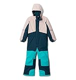 Columbia Youth Unisex Buga II Suit, Night Wave/Dusty Pink/Bright Aqua, Small