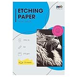 PPD 25xA4 Inkjet FineArt Etching White Velvet 270g Fotopapier Matt mit sanfter Struktur...