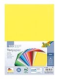 folia 6499 - Tonpapier Mix, DIN A4, 130 g/m², 100 Blatt sortiert in 25 Farben, zum...