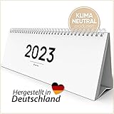 UNITURE® - Tischkalender 2023 quer I Wochenkalender zum Aufstellen I...