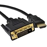 Pro Signal 24+1 DVI-D auf HDMI Videokabel Laptop oder PC TV Kabel 2m Meter