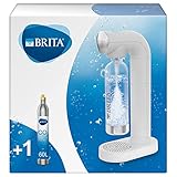 BRITA Wassersprudler sodaONE weiß inkl. CO2-Zylinder und BPA-freier PET-Flasche...