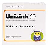 Unizink 50 magensaftresistente Tabletten, 100 St