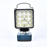 Edtran Akku Lampe Für Makita 18v, 48W Kabellose Led Arbeitsleuchte Akku, Hell Led...