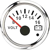 Marine Gauge Point Alarm Car Gauge Vehicle Meter 12V Automobil 52mm Wassertemperatur...