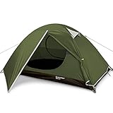 Bessport Zelt 2 Personen Ultraleichte Camping Zelte, 3-4 Saison Wasserdicht & Winddicht...