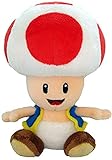 Plüsch Figur Pilz Toad 18 cm Plüschtier Kuscheltier Stofftier Puppe Mario Toys