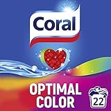 Coral Waschpulver Optimal Color effektives Colorwaschmittel für länger strahlende Farben...