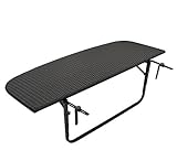 DEGAMO Balkonhängetisch Hängetisch 120x40cm, Gestell Metall, Tischplatte Polyrattan...