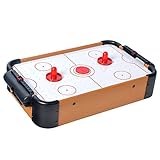 Mini Air Hockey Tisch mit Zubehör Airhockey-Tisch Spielfeld Schiebern Pucks Puscher und...