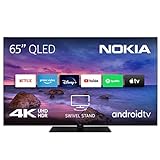 Nokia 65 Zoll (164 cm) QLED 4K UHD Fernseher Smart Android TV (HDR10, DVB-C/S2/T2,...