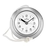 MPM Quality Design Badezimmer-Uhr aus Kunstoff, Quarz-Uhrwerk Sweep, 3-5 ATM...