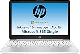 HP Stream Laptop | 11,6' HD Display | Intel Celeron N4120 | 4GB DDR4 RAM | 64GB eMMC |...