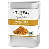 Spicebar Madras Curry-Pulver, Fruchtig Indisch, zur Herstellung einer Currysauce, Bio (1 x...