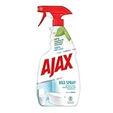 AJAX Badreiniger Spray 500ml - 100% Entkalkungskraft & 99% natürlich gewonnene...