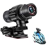 TANGMI Action Cam für Fahrrad 1080P HD Helmkamera 120° Weitwinkel Sportkamera mit...