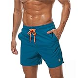 donhobo Badeshorts für Herren Schnelltrocknend Schwimmhose Badehose Jungen Strand Surf...