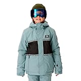 RIP CURL 003UOU Olly Snow Jacke, Schneejacke für Kinder, Türkis, 12 Jahre, türkis, 12...