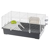 FERPLAST Nagetierkäfig RABBIT 100 für Kaninchen, Meerschweinchen, Meerschweinchen, aus...