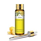 PHATOIL Zitronenöl Bio 10ml, Ätherische Öle Zitrone 100% Reine Naturrein für Diffuser,...