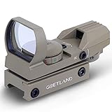 Goetland Zielfernrohr Gewehrzielfernrohre Red Dot Visier Airsoft Visier mit 4 Taktischen...