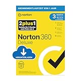 Norton 360 Deluxe 2024, 2plus1, 3 Geräte, Antivirus, Secure VPN,...