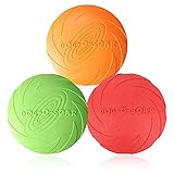 Winzasber Hundefrisbee ,3 Stück 22cm hundespielzeug Frisbee,Gummi Frisbee,für...