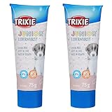 TRIXIE JUNIOR Leberwurst für Hundewelpen | Doppelpack | 2 x 75 g |...