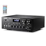 Verstärker Power Amplifier 220W, Moukey Bluetooth Leistungsverstärker Dual...