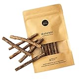 LucyBalu® 6x Matatabi Sticks für Katzen | Katzen Zahnpflege Natur |Kauknochen für...