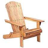 Plant Theatre Adirondack Chair – Outdoor, Akazienholz, Klappstühle für...