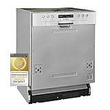 Exquisit Einbau-Geschirrspüler EGSP9414-EB-030D inox | InnoWash | AquaStop | 14...