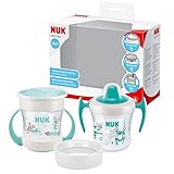 NUK Mini Cups 3-in-1-Trinklernbecherset Mini Magic Cup und Trainer Cup...