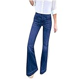 Baiomawzh Damen Boyfriend Jeans Relaxed Fit Boyfriend Wide Denim Pants Slim Hight Waisted...