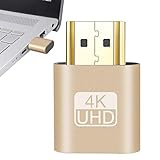 4K-Bildschirmemulator - Platzsparender Dummy-Stecker Virtueller Monitoranzeige-Emulator...