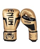 Venum Elite Boxhandschuhe - Gold/Schwarz - 14oz