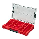 Qbrick System Pro Organizer 100 Red Ultra HD Sortimentskasten Sortierkasten Schraubenbox...