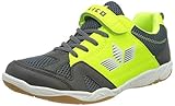 Lico Sport VS Unisex Kinder Hallenturnschuh, Anthrazit/ Lemon, 37 EU