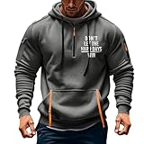 Hoodie Herren Oversize Winter Dicke Kapuzenpulli Casual Sweatshirt 2024 Winter Pulli Hip...